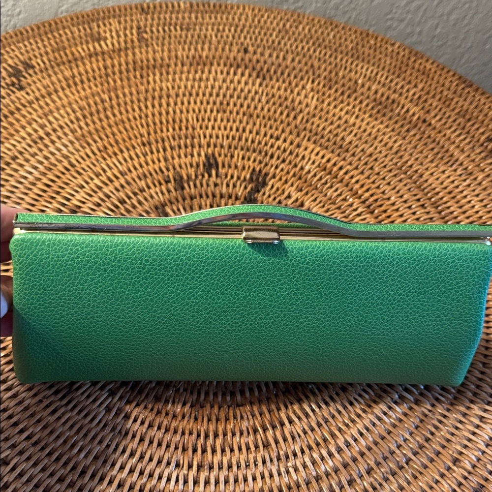 Elegant Green Clutch